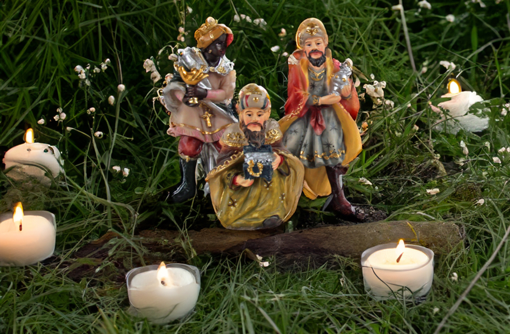 Heilige Drei Könige K 134-03– Edle Weihnachtsfiguren für Ihre Krippe