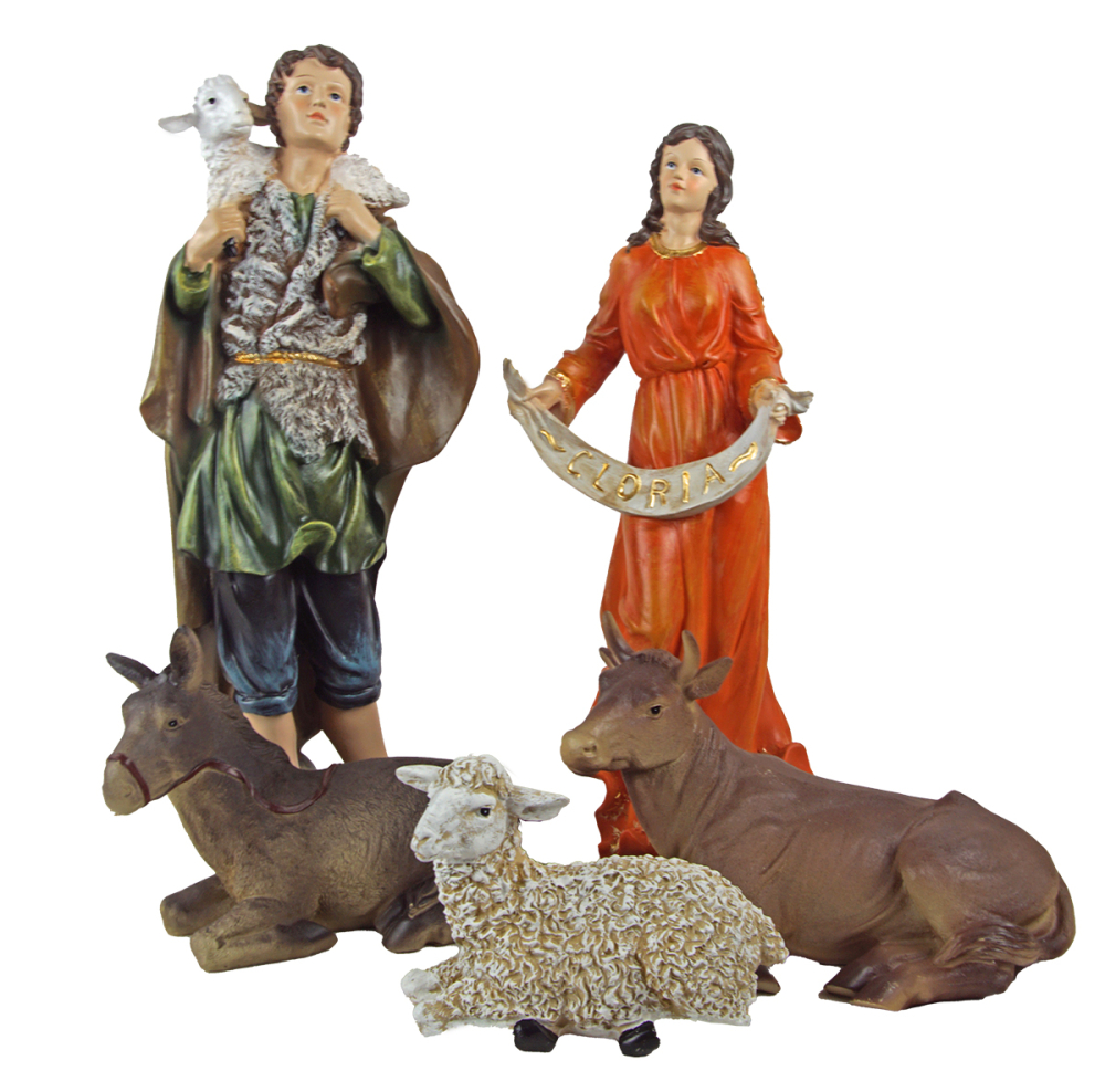 Wunderschöne Krippenfiguren 11-tlg., ca. 45 cm,  2925