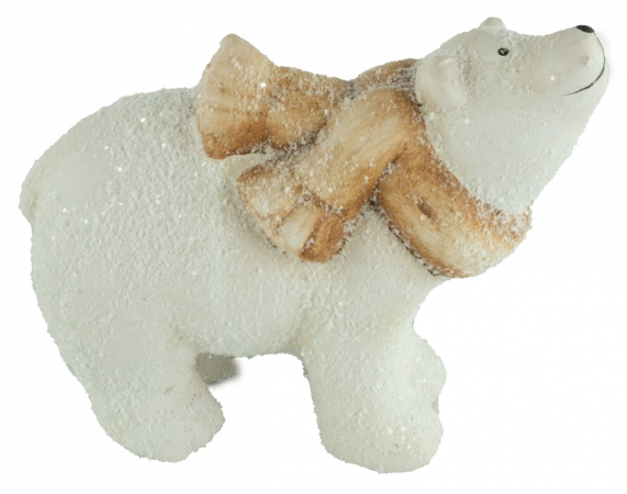 Bezaubernde Eisbären 2er Set ca. 17 cm - Weihnachtsdekoration
