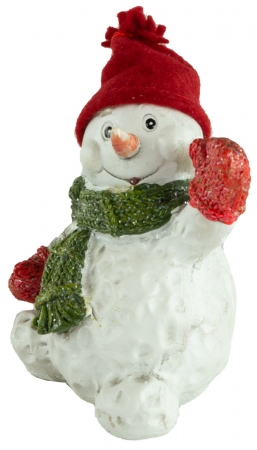2er Set Bezaubernde Schneemänner ca. 10 cm - Weihnachtsdekoration