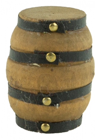 Holzfass - Krippenzubehör, ca. 3,5 cm