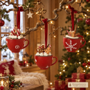 Weihnachtliche Tassen-Anhänger – Festliche Dekoration mit süßen Details