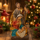 Heilige Familie mit Jesuskind  73423 – Liebevoll gestaltete Krippenfigur für eine stimmungsvolle Weihnachtszeit