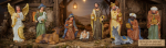 Liebevoll gestaltete Krippenfiguren  7926 – komplette Weihnachtskrippe mit Maria, Josef, Jesuskind und den Heiligen Drei Königen