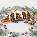 Traditionelles Krippenfiguren-Set K 445– Weihnachten zum Leben erweckt