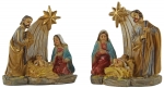Krippenfiguren Heilige Familie mit Stern, 2er Set, ca. 4,5 cm, K 062-5